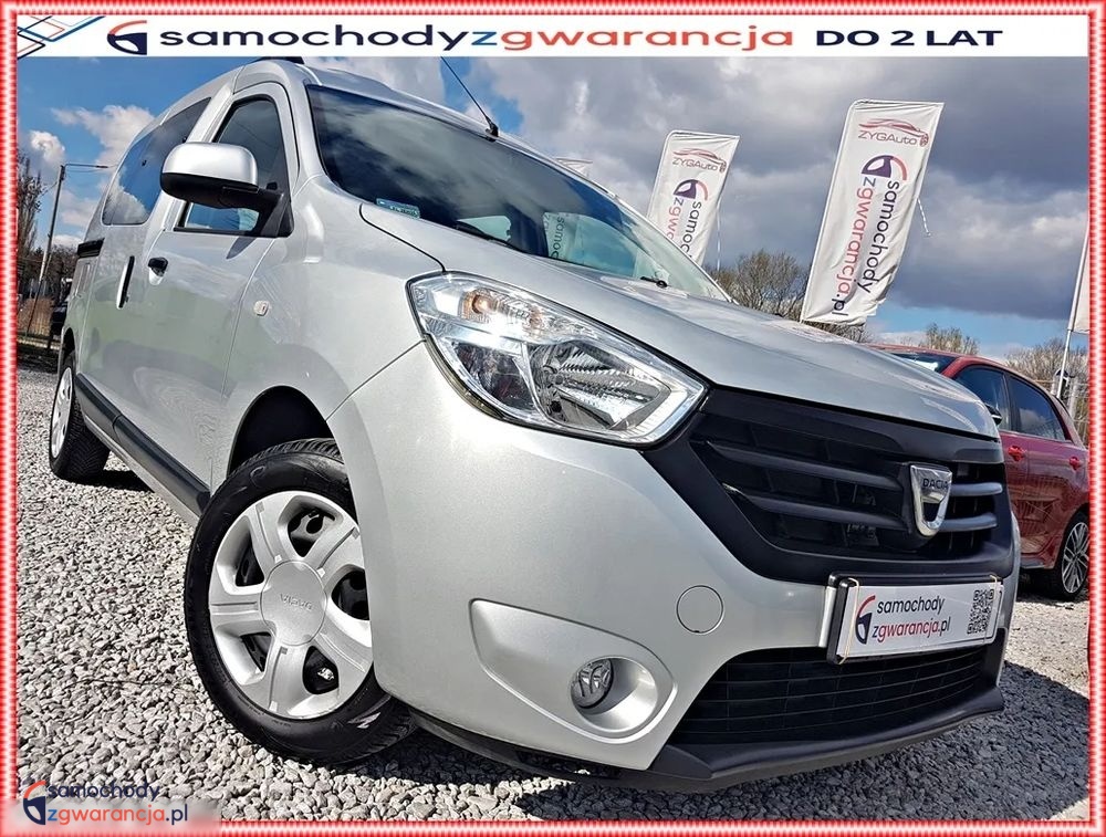 Dacia Dokker  | Fwd (Przód) | Manualna | 102 Km | Srebrny