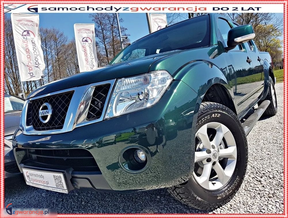 Nissan Navara  | 4X4 (Doł. Ręcznie) | Manualna | 190 Km | Zielony