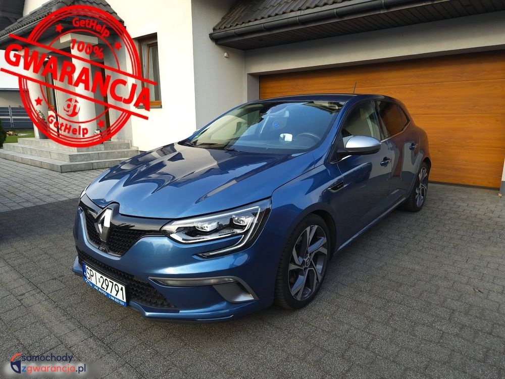 Renault Megane  | Fwd (Przód) | Automatyczna | 205 Km | Niebieski