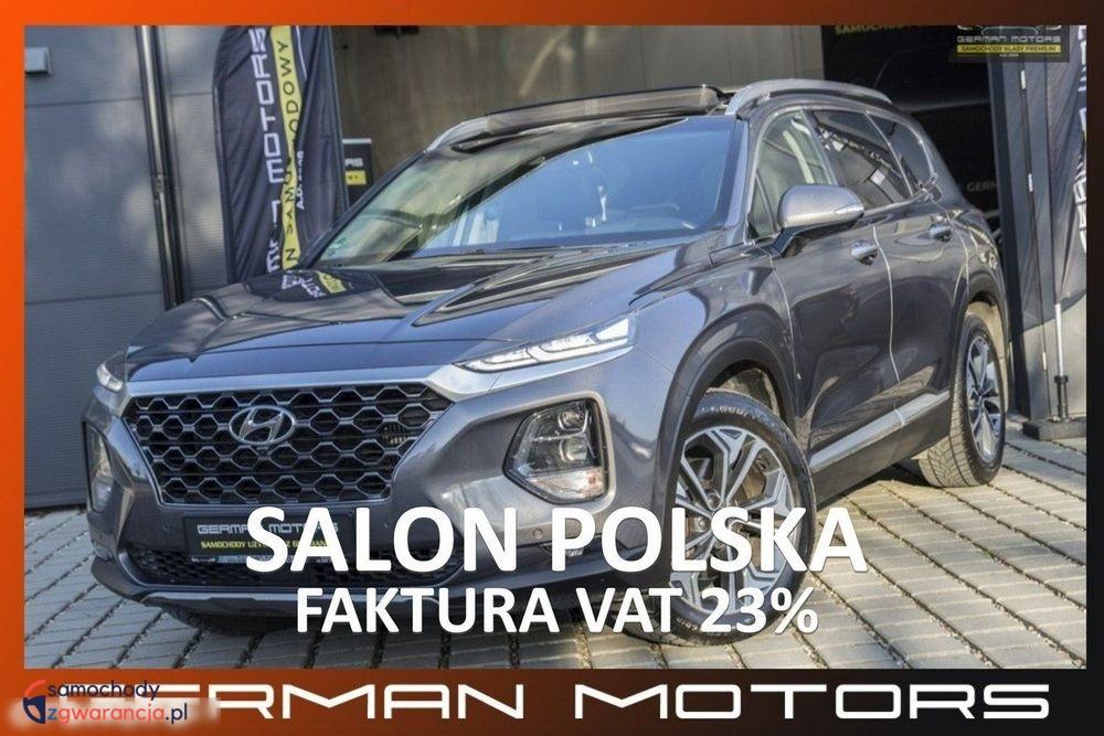 Hyundai Santa Fe | 4X4 (Doł. Automatycznie) | Automatyczna | 185 Km | Szary