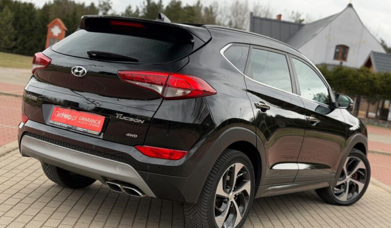 HYUNDAI Tucson  | 4×4 (doł. ręcznie) | Automatyczna | 185 KM | Czarny full