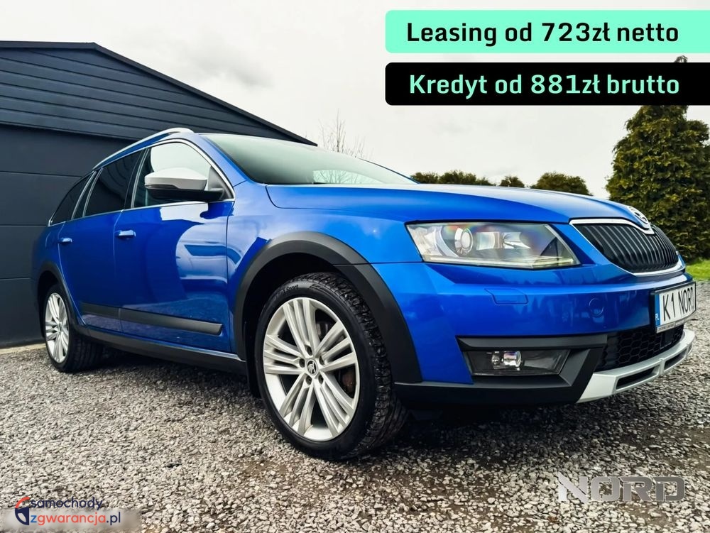 Skoda Octavia  | 4X4 (Stały) | Automatyczna | 184 Km | Niebieski