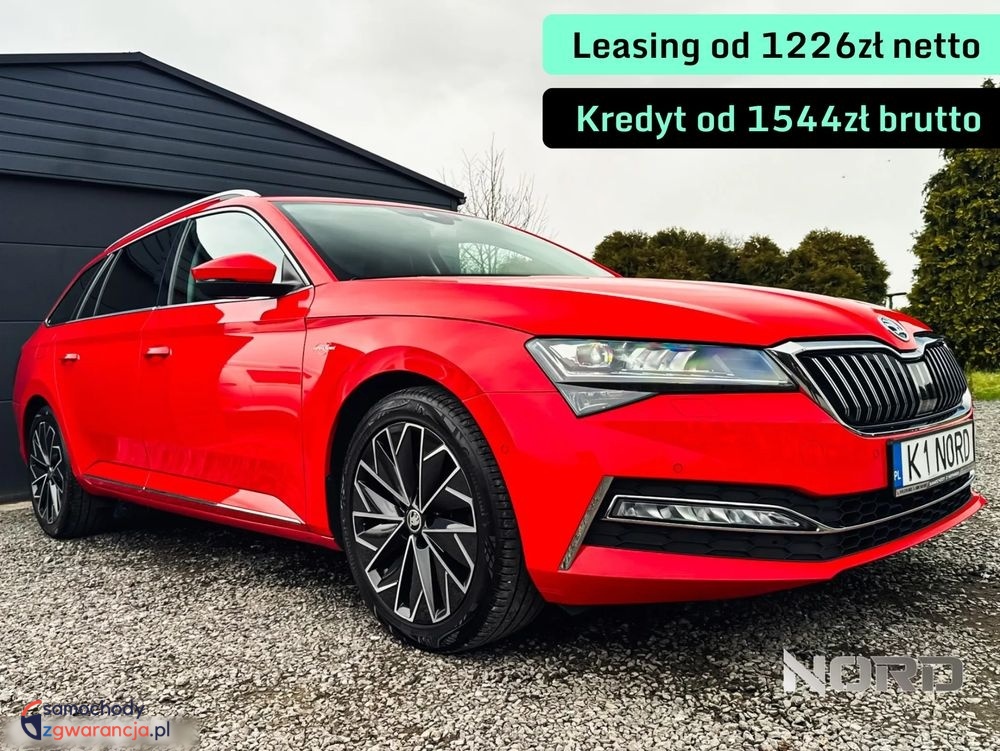 Skoda Superb  | 4X4 (Stały) | Automatyczna | 190 Km | Czerwony