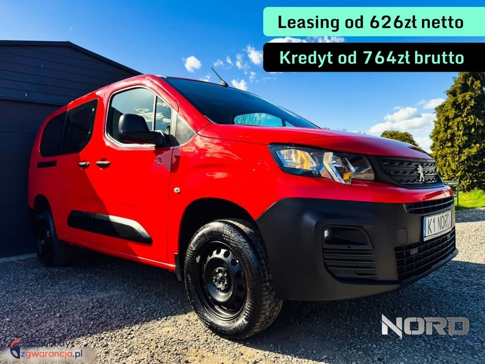 Peugeot Partner  | 4X4 (Doł. Ręcznie) | Manualna | 131 Km | Czerwony