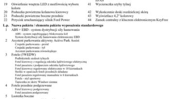 FORD Kuga  | 4×4 (stały) | Automatyczna | 150 KM | Biały full