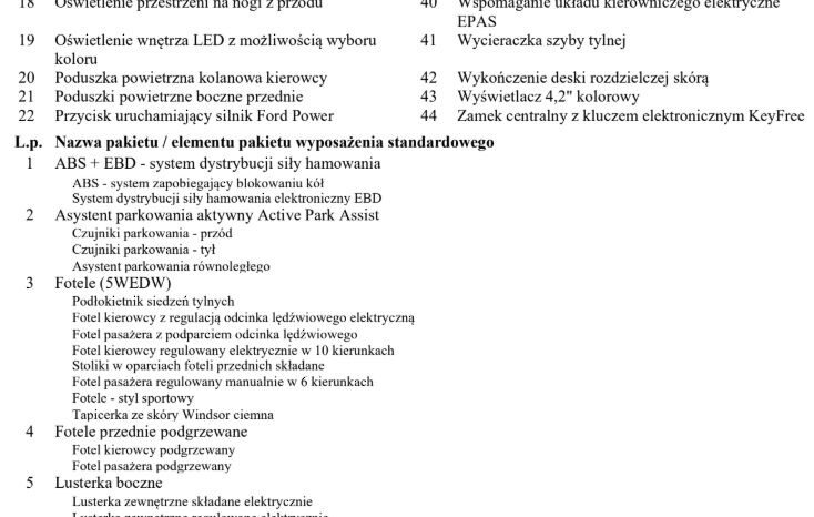 FORD Kuga  | 4×4 (stały) | Automatyczna | 150 KM | Biały full