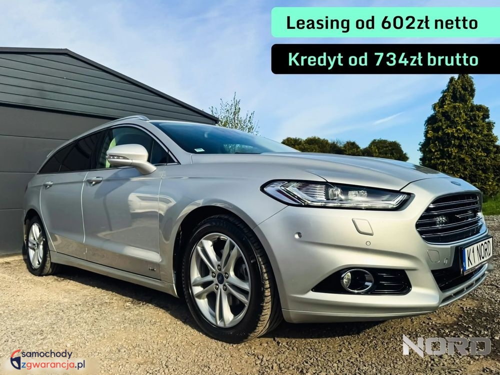 Ford Mondeo  | 4×4 (Stały) | Automatyczna | 180 Km | Srebrny