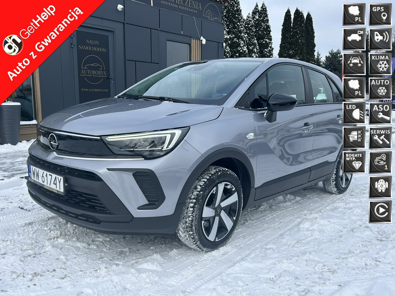 Opel Crossland X | Przedni | Manualna | 130 Km | Srebrny