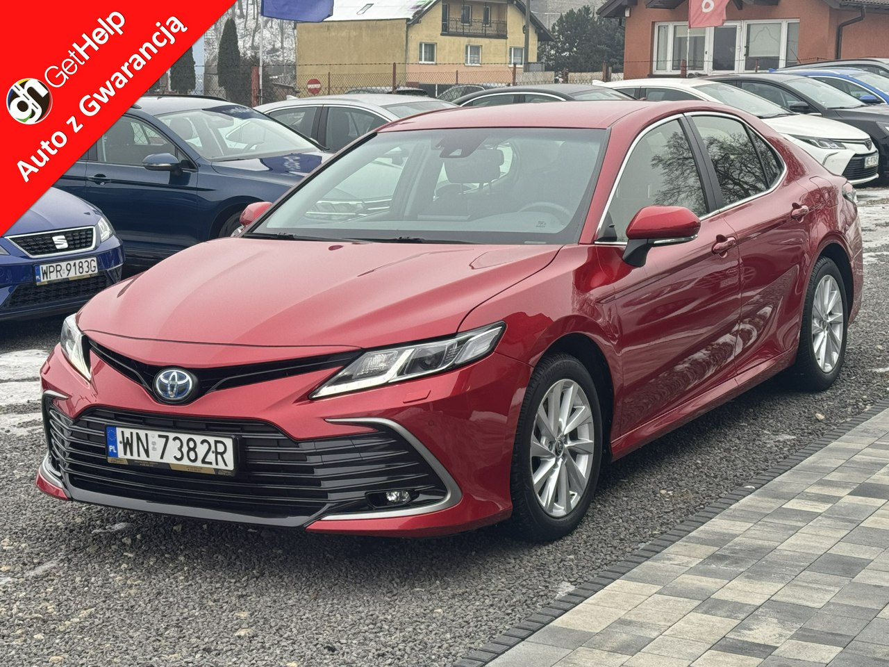 Toyota Camry | Przedni | Automatyczna | 218 Km | Bordowy