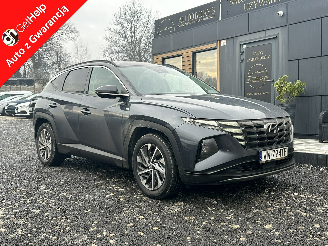 Hyundai Tucson  | Przedni | Automatyczna | 150 Km | Szary