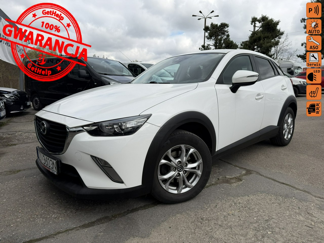 Mazda Cx-3  | Fwd (Przód) | Manualna | 120 Km | Bialy