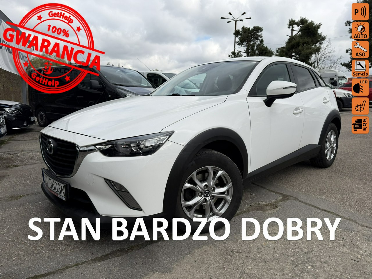 Mazda Cx-3  | Fwd (Przód) | Manualna | 120 Km | Bialy