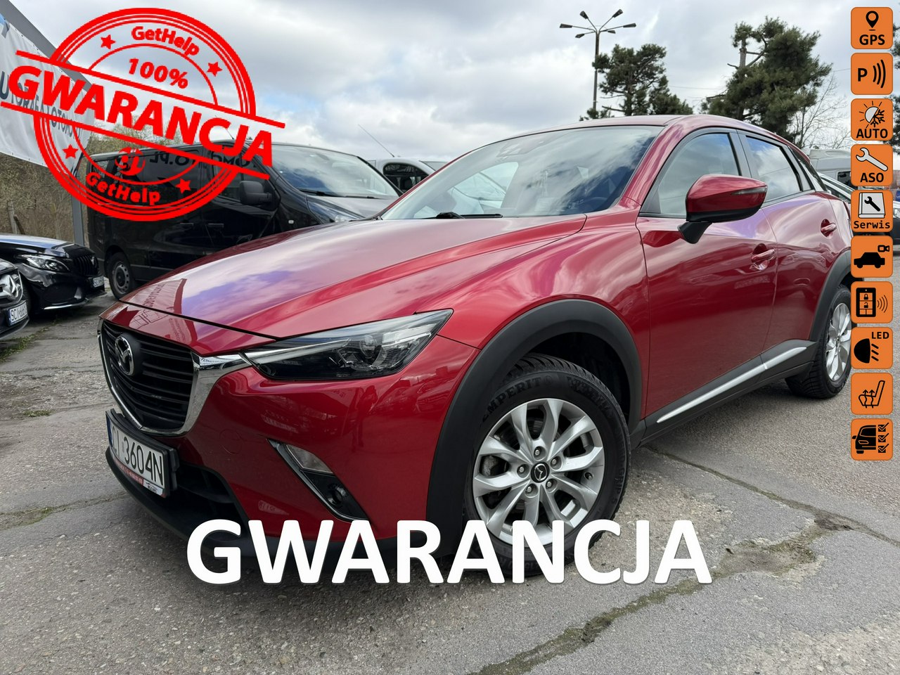 Mazda Cx-3  | Fwd (Przód) | Manualna | 120 Km | Czerwony