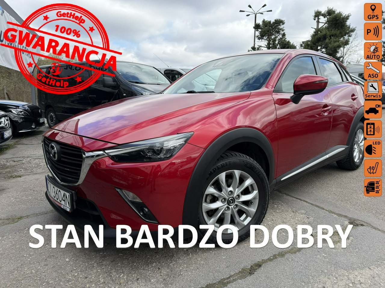 Mazda Cx-3  | Fwd (Przód) | Manualna | 120 Km | Czerwony