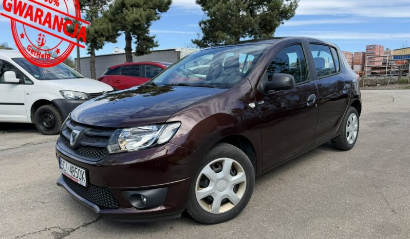 DACIA Sandero  | FWD (przód) | Manualna | 73 KM | wisniowy full