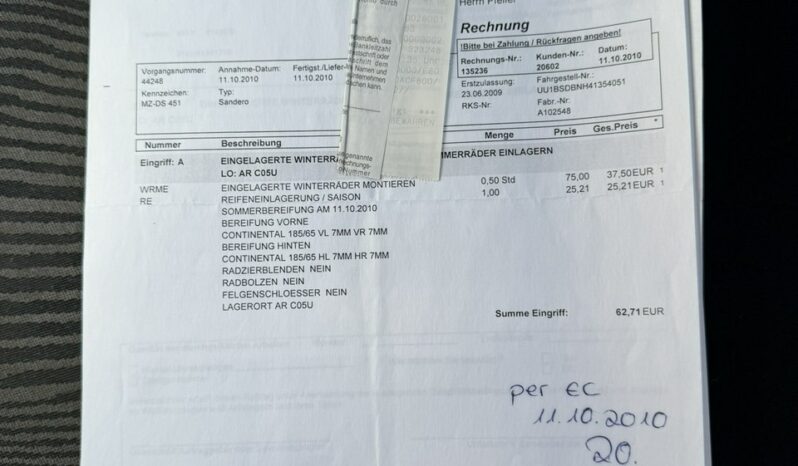 DACIA Sandero  | FWD (przód) | Manualna | 75 KM | Czerwony full