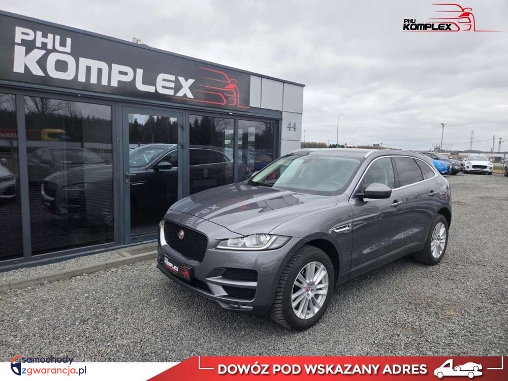 Jaguar F-Pace | 4X4 (Doł. Automatycznie) | Automatyczna | 240 Km | Szary