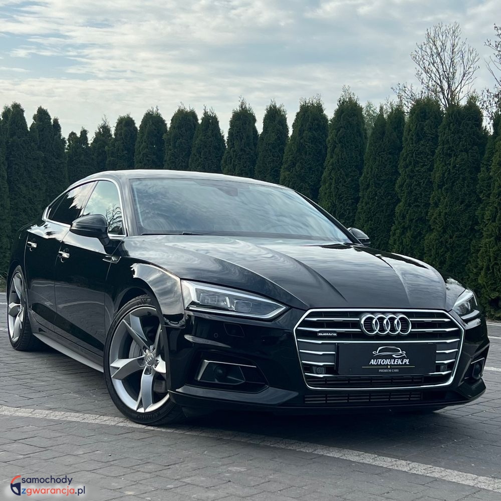 Audi   A5 Sportback    245 Km    Automatyczna    4×4 (Doł. Automatycznie)    Czarny