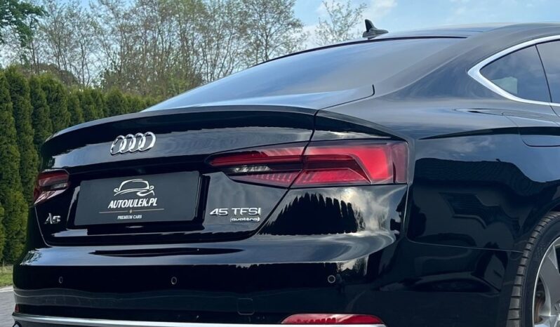 AUDI   A5 Sportback    245 KM    Automatyczna    4×4 (doł. automatycznie)    Czarny full