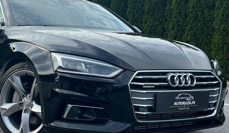 AUDI   A5 Sportback    245 KM    Automatyczna    4×4 (doł. automatycznie)    Czarny full