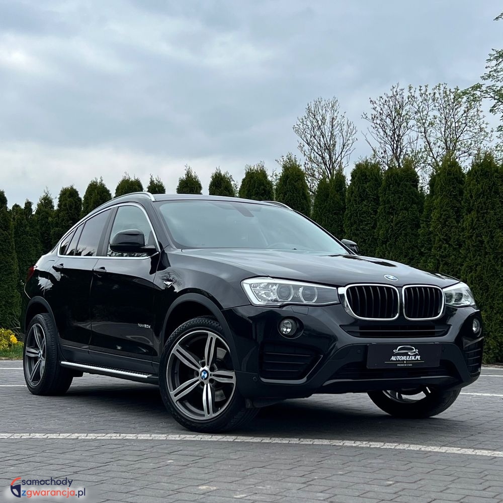 Bmw   X4     190 Km    Automatyczna    4×4 (Doł. Automatycznie)    Czarny