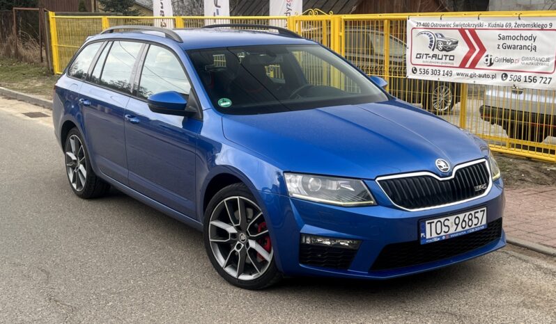 Skoda Octavia Rs | Fwd (Przód) | Automatyczna_Dwusprzeglowa | 184 Km | Niebieski