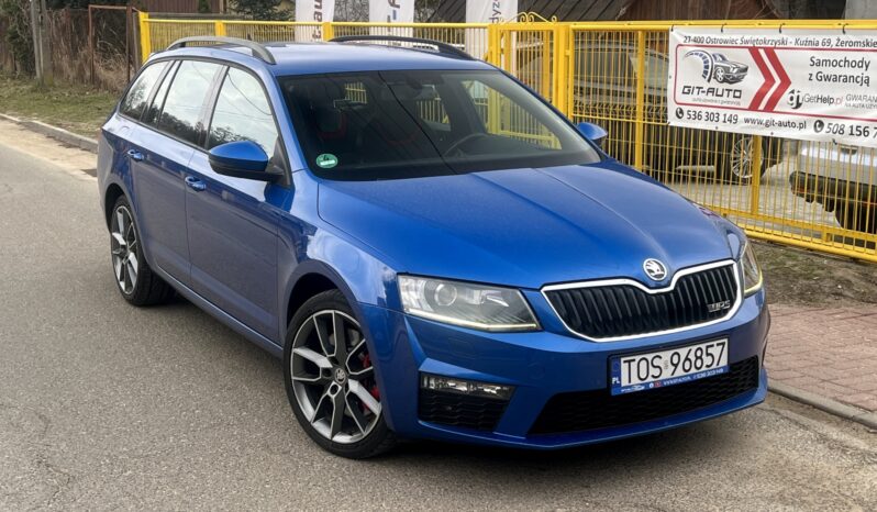 SKODA Octavia RS | FWD (przód) | automatyczna_dwusprzeglowa | 184 KM | Niebieski full