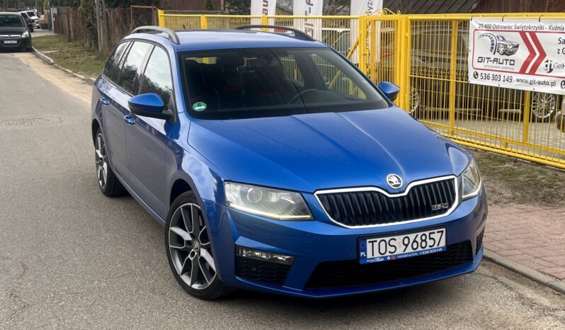 SKODA Octavia RS | FWD (przód) | automatyczna_dwusprzeglowa | 184 KM | Niebieski full