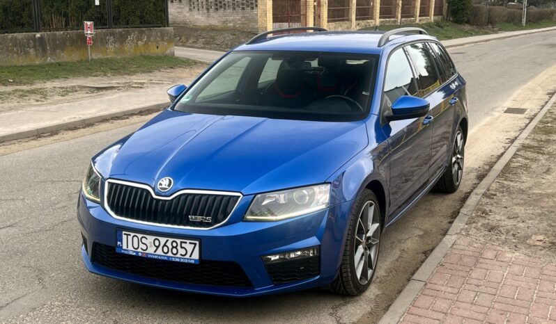 SKODA Octavia RS | FWD (przód) | automatyczna_dwusprzeglowa | 184 KM | Niebieski full