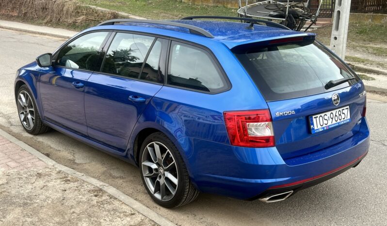 SKODA Octavia RS | FWD (przód) | automatyczna_dwusprzeglowa | 184 KM | Niebieski full