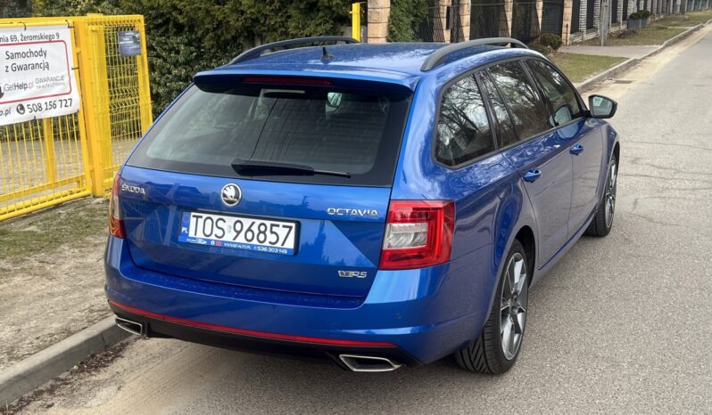 SKODA Octavia RS | FWD (przód) | automatyczna_dwusprzeglowa | 184 KM | Niebieski full