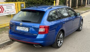 SKODA Octavia RS | FWD (przód) | automatyczna_dwusprzeglowa | 184 KM | Niebieski full
