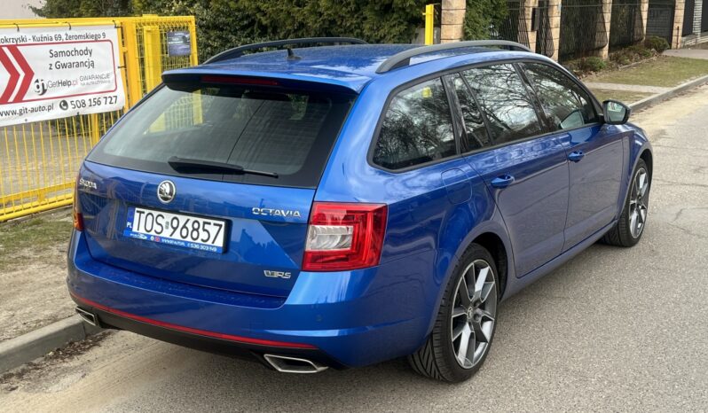 SKODA Octavia RS | FWD (przód) | automatyczna_dwusprzeglowa | 184 KM | Niebieski full