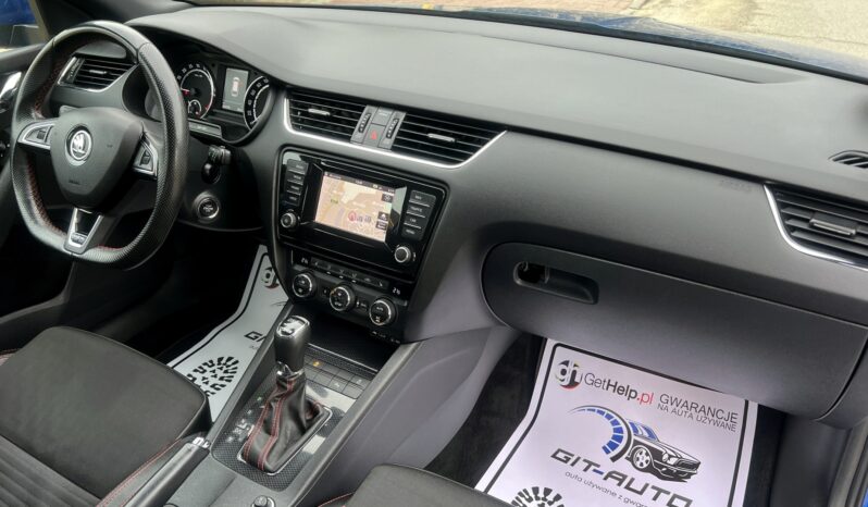 SKODA Octavia RS | FWD (przód) | automatyczna_dwusprzeglowa | 184 KM | Niebieski full