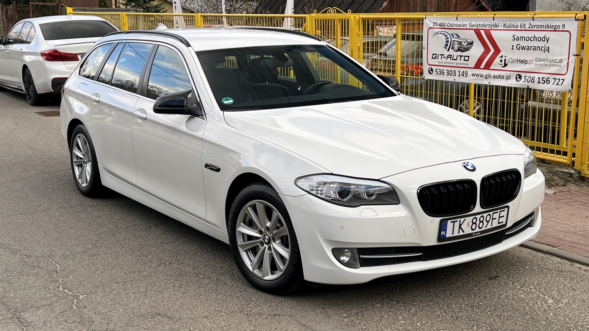 Bmw Seria 5 | 4×4 (Doł. Automatycznie) | Automatyczna | 258 Km | Biały