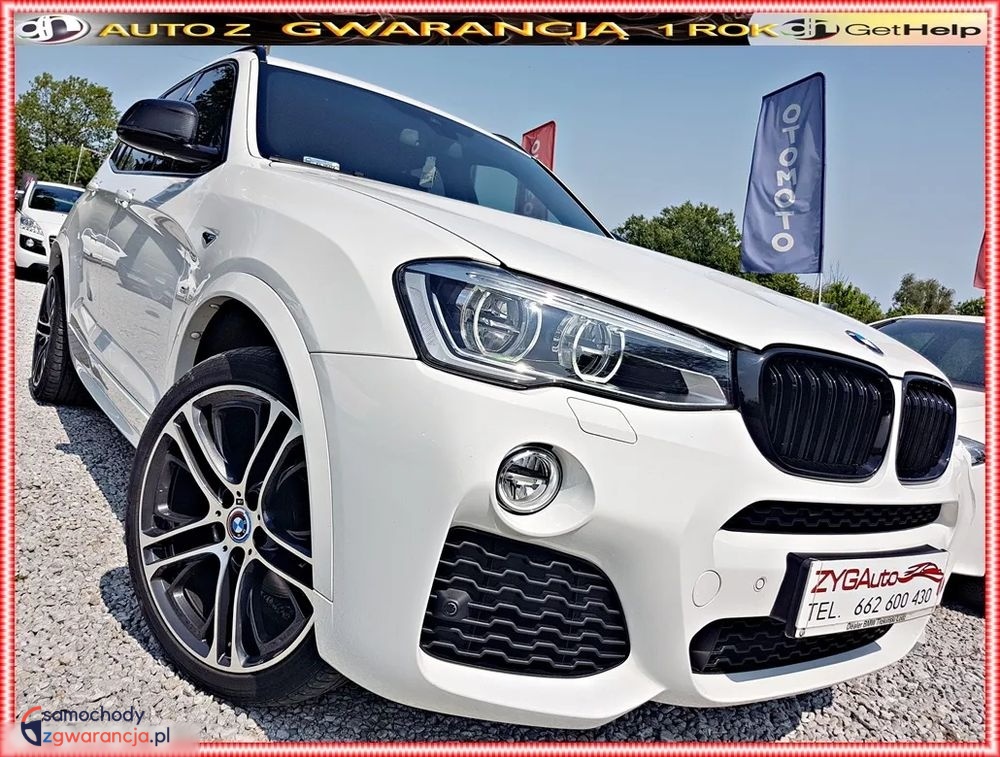 Bmw X3  | 4X4 (Stały) | Automatyczna | 313 Km | Biały
