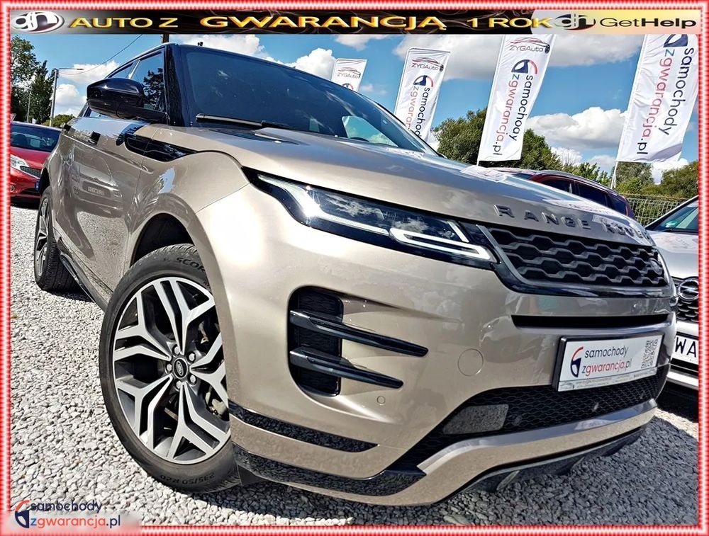 Land Rover Range Rover Evoque | 4X4 (Doł. Automatycznie) | Automatyczna | 200 Km | Beżowy