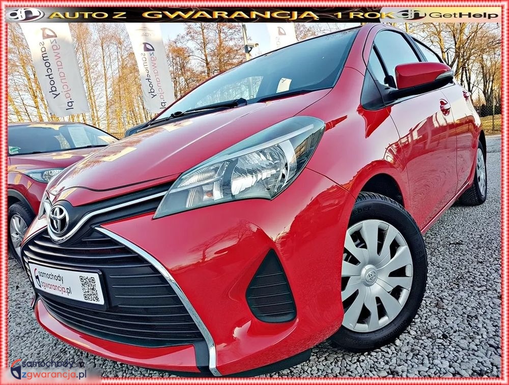 Toyota Yaris  | Fwd (Przód) | Manualna | 99 Km | Czerwony