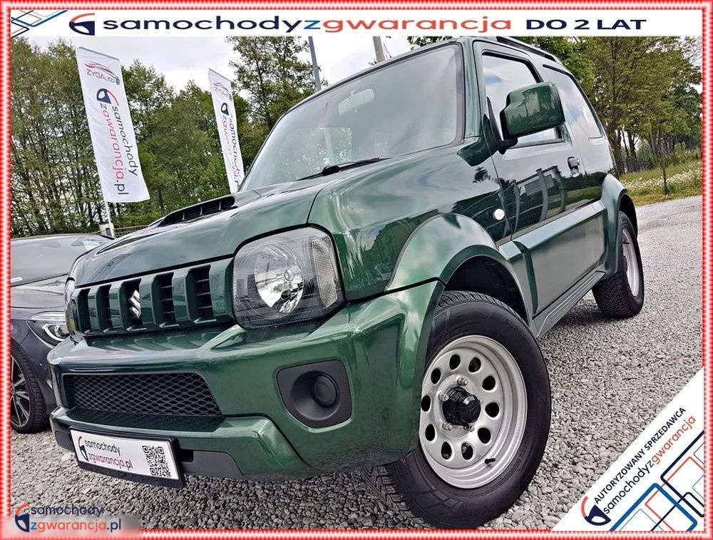 Suzuki Jimny  | 4×4 (Doł. Ręcznie) | Manualna | 86 Km | Zielony