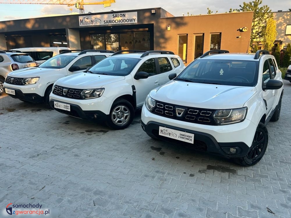Dacia Duster  | 4×4 (Doł. Automatycznie) | Manualna | 115 Km | Biały