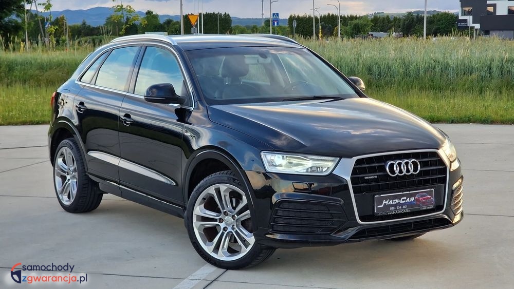 Audi Q3  | 4X4 (Doł. Automatycznie) | Manualna | 150 Km | Czarny