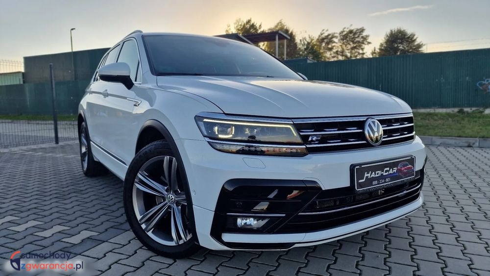 Volkswagen Tiguan  | 4X4 (Doł. Automatycznie) | Automatyczna | 240 Km | Biały