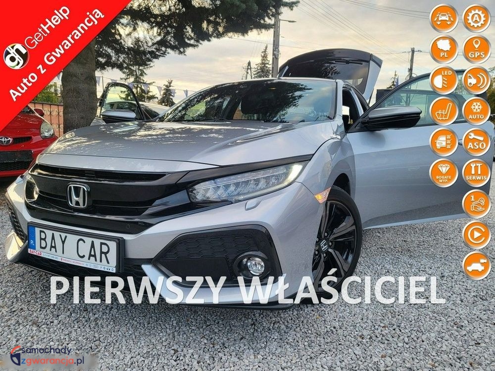 Honda Civic  | Fwd (Przód) | Automatyczna | 182 Km | Srebrny
