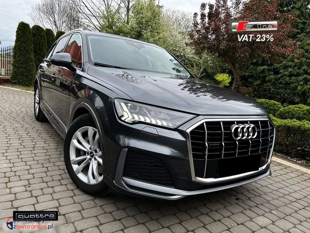 Audi Q7  | 4X4 (Stały) | Automatyczna | 231 Km | Szary
