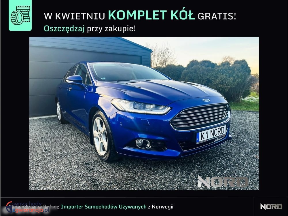 Ford Mondeo  | Fwd (Przód) | Automatyczna | 180 Km | Niebieski