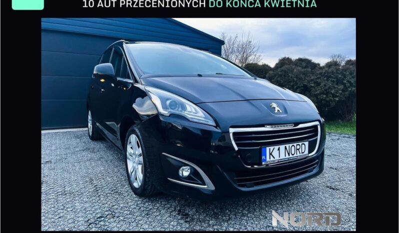Peugeot 5008  | Fwd (Przód) | Manualna | 120 Km | Czarny