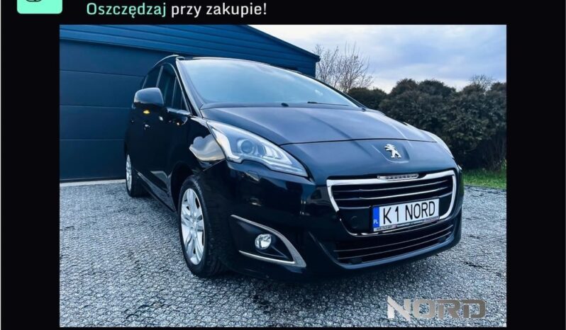 PEUGEOT 5008  | FWD (przód) | Manualna | 120 KM | Czarny full