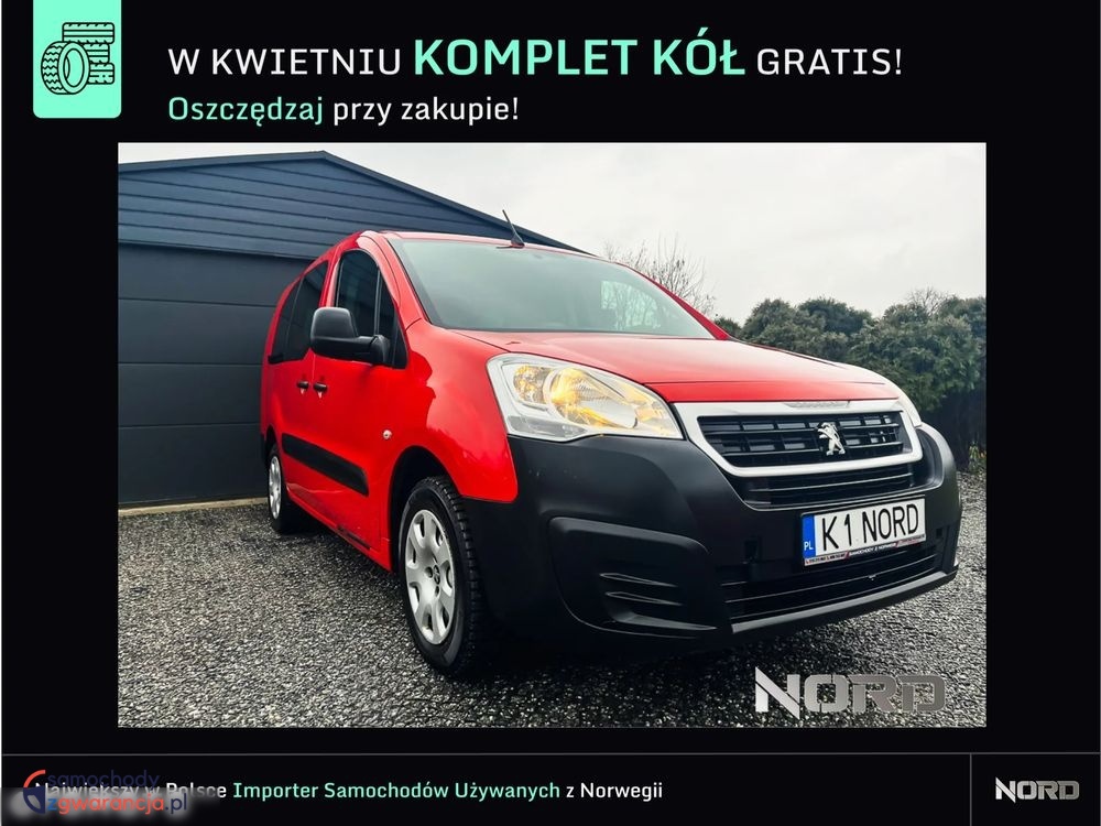 Peugeot Partner  | Fwd (Przód) | Manualna | 99 Km | Czerwony