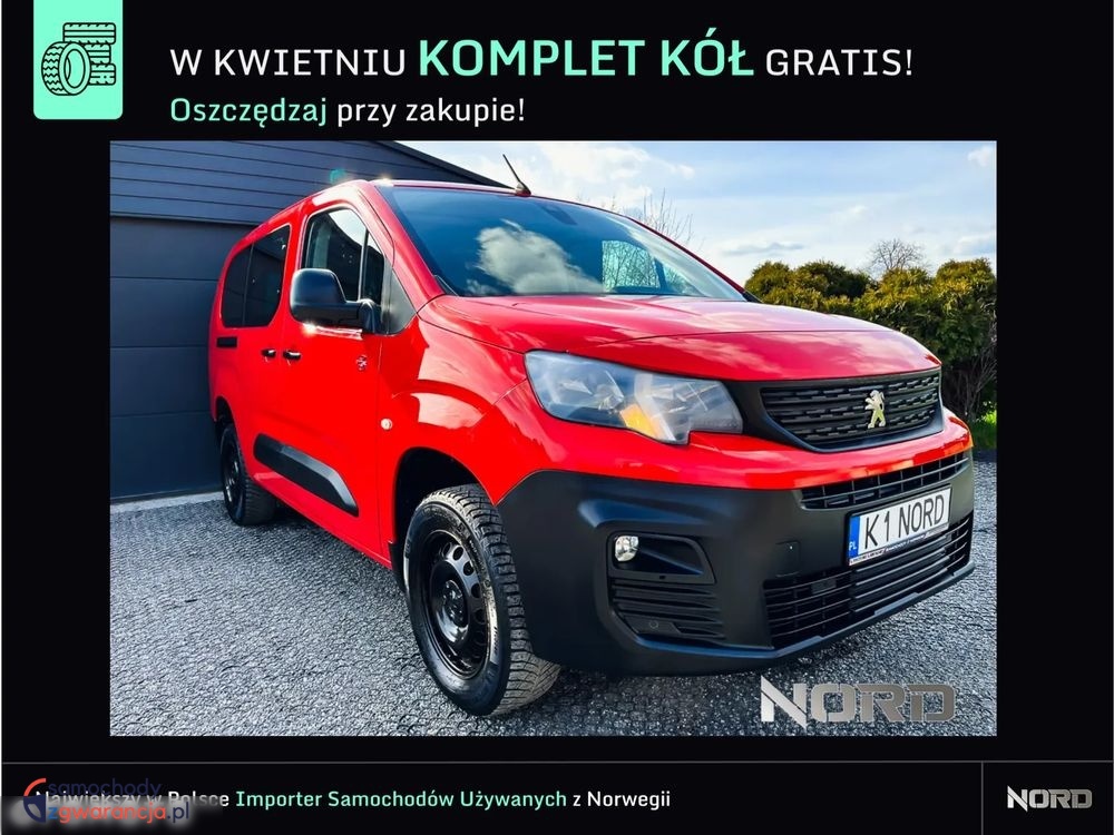 Peugeot Partner  | 4X4 (Doł. Automatycznie) | Manualna | 131 Km | Czerwony
