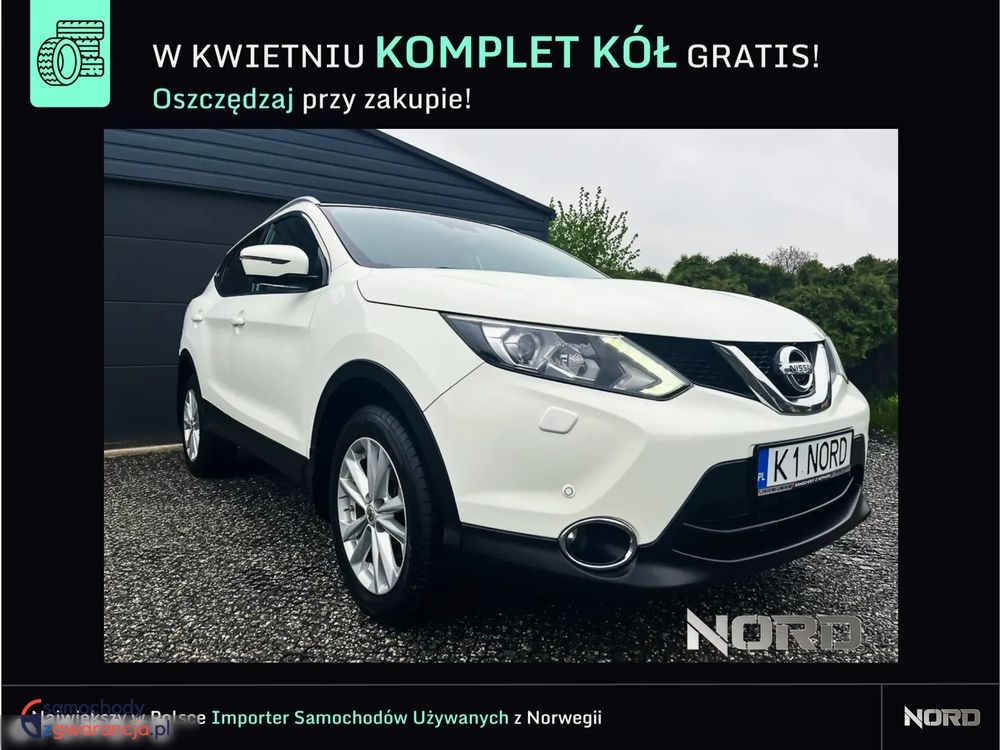Nissan Qashqai  | Fwd (Przód) | Automatyczna | 115 Km | Biały